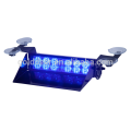 Luz LED tablero 12 / Auto Led de luz estroboscópica azul con visera